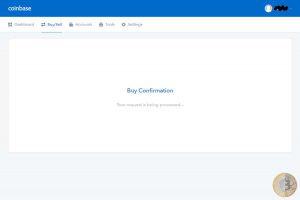 Buy confirmation (Image: Bitcoin Investors UK)