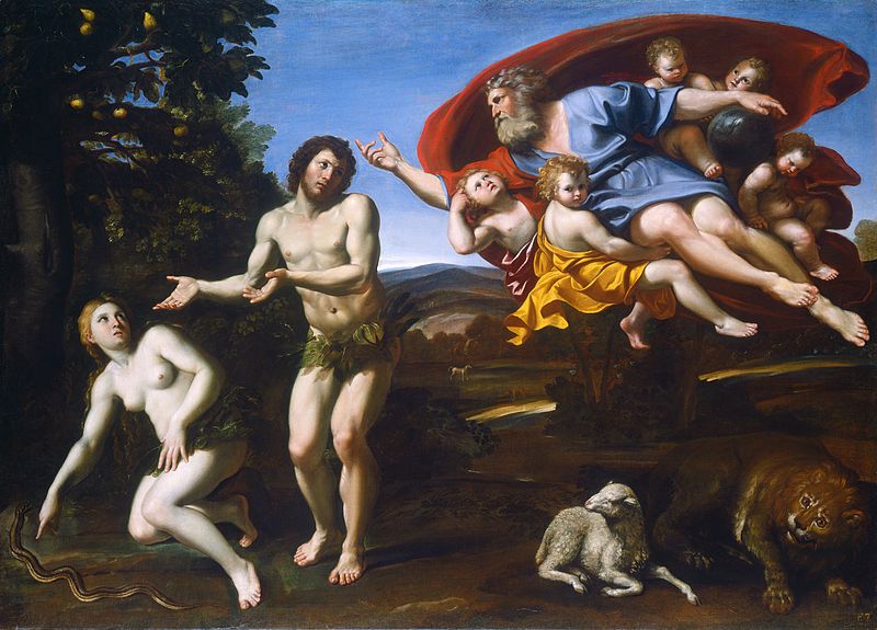 The Rebuke of Adam and Eve by Domenichino (Image: Wikimedia)