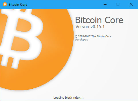 Bitcoin Core loading index (Image: BIUK)