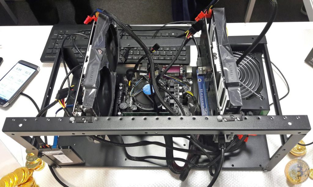 System & Solutions Cryptocurrency Mining Rig (Image: BIUK)