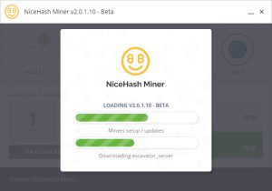 NiceHash Miner setting up (Image: BIUK)