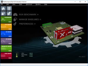 PassMark PerformanceTest Screen (Image: BIUK)